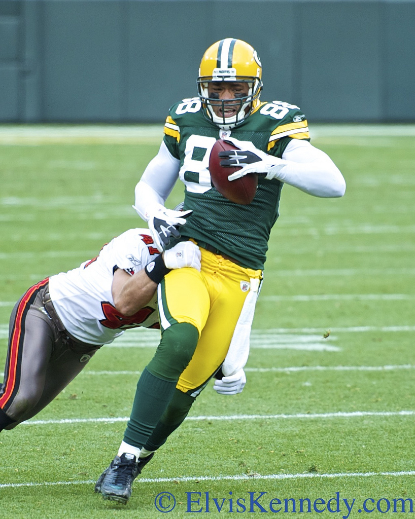 While I disagree with McCown about the value of Finley relative to Davis, the recent non-playoff productivity isn't that far away. Photo by Elvis Kennedy. 